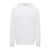 Sudadera unisex con capucha algodón reciclado Yengo - Blanco