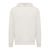 Sudadera unisex con capucha algodón reciclado Yengo - Blanco Marfil