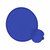 Frisbee plegable promocional Lainer - Azul