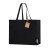 Bolsa algodón reciclado de 300 g/m² Lilan - Negro