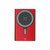 Power Bank promocional inalámbrico Bertex - Rojo