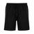 Pantalón corto unisex de punto liso Raffy - Negro