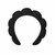 Diadema personalizable poliéster Tonsil - Negro