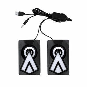 Altavoz con luces LED Alan