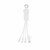 Cable cargador personalizable 5 en 1 Krizia - Blanco