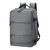 Mochila multifunción con logo Hinkle - Gris