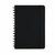 Libreta corporativa PU reciclado Pusik - Negro