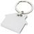 Llavero personalizable forma casa Nook - Blanco