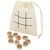 Juego tres en raya personalizado Whorl - Natural