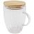 Taza vidrio corporativa 350 ml Leona
