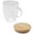 Taza vidrio corporativa 350 ml Leona