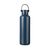 Botella de acero inox. reciclado RCS 600 ml Baltimore - Azul Marino