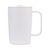 Taza corporativa reciclada 450 ml Rowan - Blanco