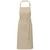 Delantal con tira ajustable personalizada Andrea - Beige