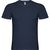 Camiseta de manga corta en pico 155 g/m² Samoyedo - Azul Marino