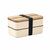 Fiambrera de pp reciclado promocional 800 ml. Wint - Beige
