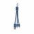 Llavero con cable de carga promocional Blue