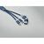 Llavero con cable de carga promocional Blue