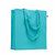 Bolsa de algodón orgánico personalizable Bentecolour - Azul Turquesa