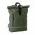 Mochila corporativa cierre rolltop Laptosa - Verde Oscuro