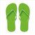 Chanclas de playa en PE y PVC HONOLULU - Verde Lima