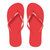 Chanclas de playa en PE y PVC tallas M-L HONOLULU - Rojo