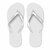 Chanclas de playa en PE y PVC tallas M-L HONOLULU - Blanco