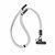 Lanyard con cable de carga 60W RPET Cocharge - Blanco