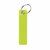 Llavero personalizado reflectante PVC Keyflect - Amarillo Neón