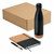Set de regalo de 3 piezas botella y libreta Cadeau - Negro