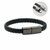 Pulsera con cable de carga 60W tipo C FAULETI CHARGE - Negro