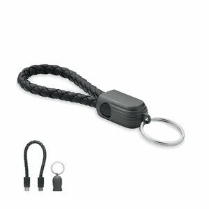 Llavero con cable de carga 60W tipo C FAULETI LOOP