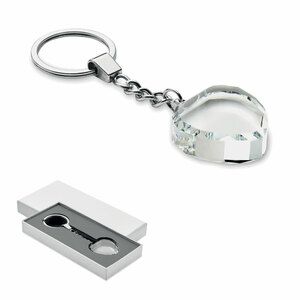 Llavero de cristal con forma de corazón HEARTWARD