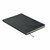 Libreta A5 con cubierta acanalada Tintray - Negro