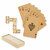 Juego de dominó de madera y cartas Domi&Cards - Natural