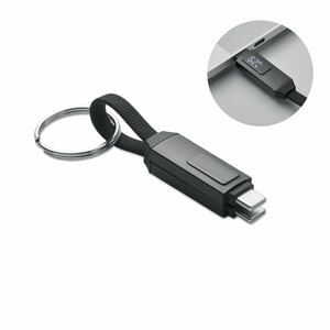 Cable de carga y datos de 60 W con llavero KEYSTO