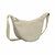 Bolsa bandolera promocional medialuna Korovin - Blanco Marfil