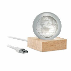 Bola de cristal con luz LED 100 lm GLOBE LIGHT