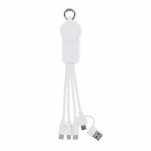 Llavero con cable de carga de TPE reciclado ICAB