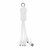 Llavero con cable de carga de TPE reciclado ICAB - Blanco