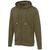 Sudadera con capucha y cremallera personalizada de hombre Arora - Verde Bosque