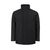 Parka impermeable de poliéster RPET Oceanía - Negro