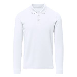 Polo unisex de manga larga de 220 g/m² Charlot