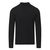 Polo unisex de manga larga de 220 g/m² Charlot - Negro