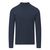 Polo unisex de manga larga de 220 g/m² Charlot - Azul Marino