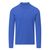 Polo unisex de manga larga de 220 g/m² Charlot - Azul