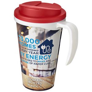 Brite-Americano Grande taza 350 ml mug con tapa antigoteo
