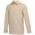 Camisa unisex promocional de pana Alum - Beige
