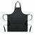 Delantal de cocina largo ajustable GALA - Negro
