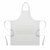 Delantal de cocina largo ajustable GALA - Blanco
